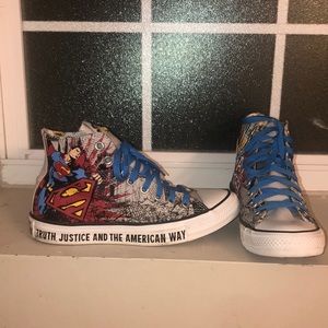 Superman Converse shoes